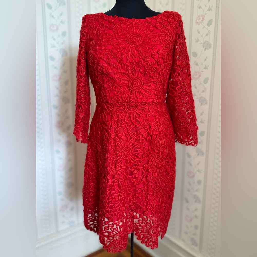 Plenty by Tracy Reese cocktail dress with scalloped hem